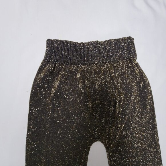 Gold Stretch Pants Tights or Leggings - Size Petite or Small - Picture 14 of 14